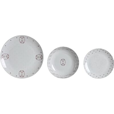 DKD Home Decor Dinnerware Set, Standard DKD Home Decor Dinnerware Set, Standard
