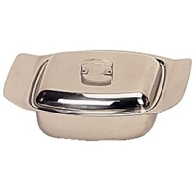 Stalwart P334 Butter Dish and Lid, 0.5 lb. (Pack of 2) Stalwart P334 Butter Dish and Lid, 0.5 lb. (Pack of 2)