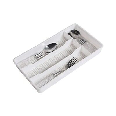 Plusysee Minimalist White Cutlery Tray Plusysee Minimalist White Cutlery Tray