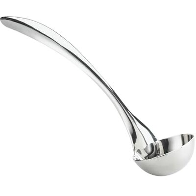 Cuisipro Tempo Ladle, Small, 18/8 Stainless Steel, for Cooking or Serving, 10”, 25.5cm Cuisipro Tempo Ladle, Small, 18/8 Stainless Steel, for Cooking or Serving, 10”, 25.5cm