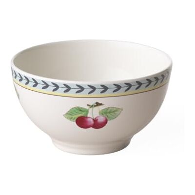 Villeroy & Boch French Garden Fleurence Bowl, Premium Porcelain, White/Multicoloured Villeroy & Boch French Garden Fleurence Bowl, Premium Porcelain, White/Multicoloured