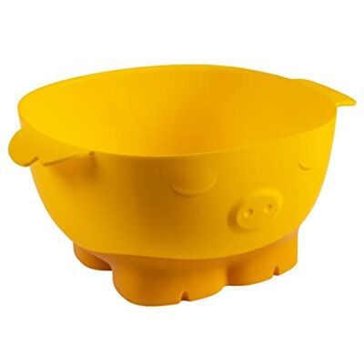 Kuhn Rikon Children’s Mixing Bowl for Baking and Cooking, Child-Friendly Bowl with Two Handles, Non-Slip Base, High Rim for Less Spillage and Easy Pouring, Pig Design Kinderkitchen Kuhn Rikon Children’s Mixing Bowl for Baking and Cooking, Child-Friendly Bowl with Two Handles, Non-Slip Base, High Rim for Less Spillage and Easy Pouring, Pig Design Kinderkitchen