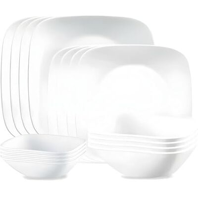 Corelle Vivid White 16-pc. Dinnerware Set Corelle Vivid White 16-pc. Dinnerware Set