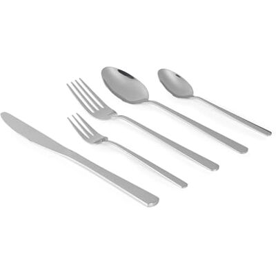 Russell Hobbs Vienna 30-Piece Cutlery Set – 18/0 Food Grade Stainless Steel, Flatware Service for 6 People, Dishwasher Safe/Easy Clean, Mirror Polished, Wedding Gift/Housewarming, Home, Restaurant Russell Hobbs Vienna 30-Piece Cutlery Set – 18/0 Food Grade Stainless Steel, Flatware Service for 6 People, Dishwasher Safe/Easy Clean, Mirror Polished, Wedding Gift/Housewarming, Home, Restaurant