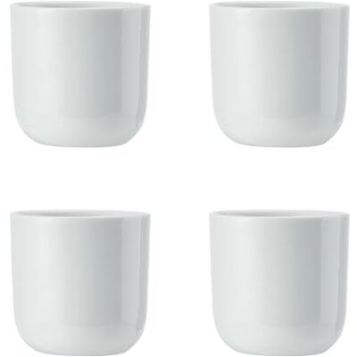 MIKASA Chalk 4pc Porcelain Egg Cup Set, Gift Boxed MIKASA Chalk 4pc Porcelain Egg Cup Set, Gift Boxed