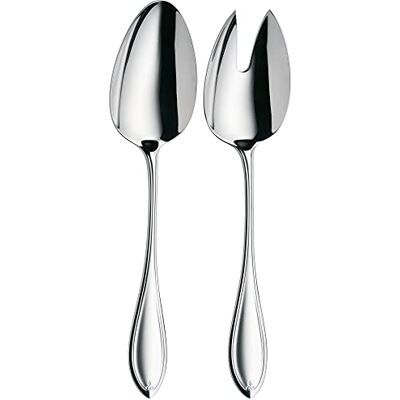 WMF Premiere Cromargan Protect Salad Servers, Silver, Set of 2 WMF Premiere Cromargan Protect Salad Servers, Silver, Set of 2