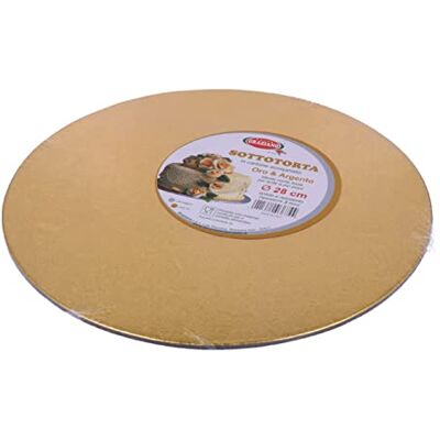 Graziano 3444 Cake Tray 28cm Gold Graziano 3444 Cake Tray 28cm Gold