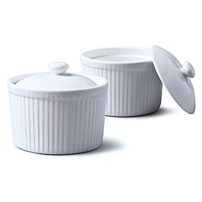 WM Bartleet & Sons - Porcelain Ramekin 9cm - With Lid WM Bartleet & Sons - Porcelain Ramekin 9cm - With Lid