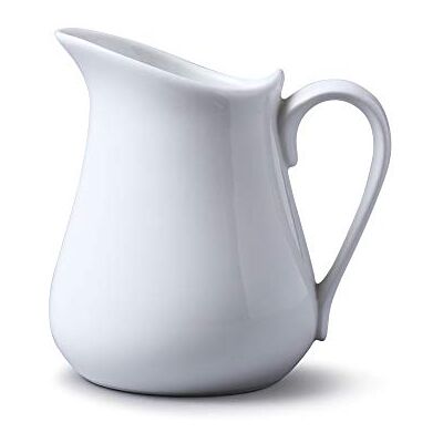 WM Bartleet & Sons - Porcelain Traditional Milk Jug - 300ml - White - Milk jug WM Bartleet & Sons - Porcelain Traditional Milk Jug - 300ml - White - Milk jug