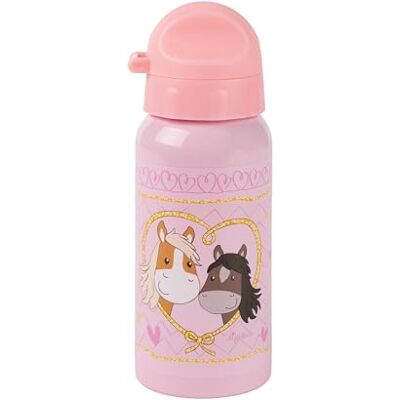 Sigikid Pony Love Stainless Steel Water Bottle, Leak-Proof, BPA-Free, Durable, Lightweight, Screw Cap, Easy to Clean, for Children 3-8 Years, Item No. 25286, Horses/Pink 400 ml Sigikid Pony Love Stainless Steel Water Bottle, Leak-Proof, BPA-Free, Durable, Lightweight, Screw Cap, Easy to Clean, for Children 3-8 Years, Item No. 25286, Horses/Pink 400 ml