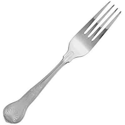 Utopia F00203-000000-B01012 Kings Table Fork Pack of 12 Traditional Cutlery, 18/0 Stainless Steel Utopia F00203-000000-B01012 Kings Table Fork Pack of 12 Traditional Cutlery, 18/0 Stainless Steel
