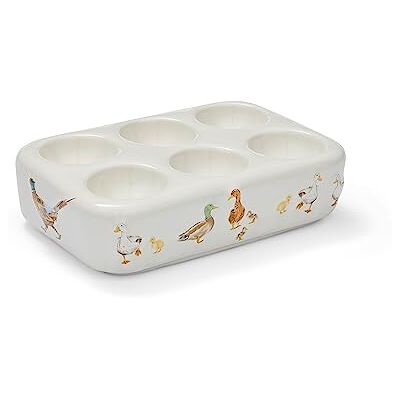 Cooksmart British Designed Ceramic Egg Holder Egg Holder Storage Tray For All Egg Sizes Egg Storage For All Types Of Kitchens Buttercup Farm Cooksmart British Designed Ceramic Egg Holder Egg Holder Storage Tray For All Egg Sizes Egg Storage For All Types Of Kitchens Buttercup Farm