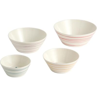 Royal Doulton 1815 Christmas Stacking Bowl Mixed Pattern Set of 4 Royal Doulton 1815 Christmas Stacking Bowl Mixed Pattern Set of 4