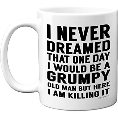 Stuff4 Grumpy Old Man Mug, Grandad Gifts, Dad, Father’s Day or Christmas Novelty Mug, Funny Gifts, Perfect Birthday Present, Funny for Men, 11oz White Ceramic Dishwasher Safe Made in UK Stuff4 Grumpy Old Man Mug, Grandad Gifts, Dad, Father’s Day or Christmas Novelty Mug, Funny Gifts, Perfect Birthday Present, Funny for Men, 11oz White Ceramic Dishwasher Safe Made in UK