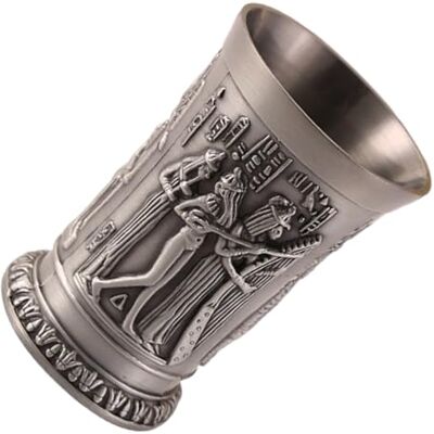 Fieuaah Multifunctional Metal Wine Mug, Ergonomic, 892P Ancient tin Retro Theme, Offering Insulation, Suitable for Beverages Water, Dishwasher Safe for Easy Maintenance, Easy Daily Fieuaah Multifunctional Metal Wine Mug, Ergonomic, 892P Ancient tin Retro Theme, Offering Insulation, Suitable for Beverages Water, Dishwasher Safe for Easy Maintenance, Easy Daily