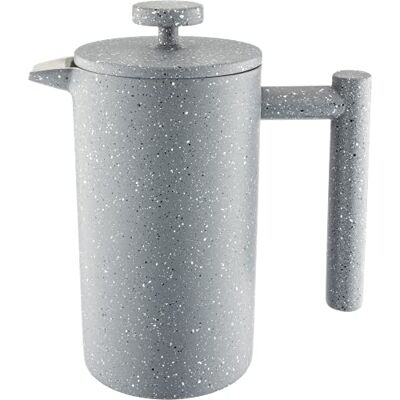 Grunwerg 3 Cup Cafe Ole Tall Cafetiere - Grey Granite - Cafetiere Grunwerg 3 Cup Cafe Ole Tall Cafetiere - Grey Granite - Cafetiere