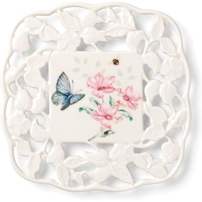 Lenox Butterfly Meadow Trivet, 0.90 LB, Multi Lenox Butterfly Meadow Trivet, 0.90 LB, Multi