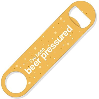 Tongue in Peach Funny Bottle Opener I've Been Beer Pressured Joke Bar Blade Home Bar Pub Banter Bar Accessory Man Tool Novelty Secret Santa BB37 Tongue in Peach Funny Bottle Opener I've Been Beer Pressured Joke Bar Blade Home Bar Pub Banter Bar Accessory Man Tool Novelty Secret Santa BB37