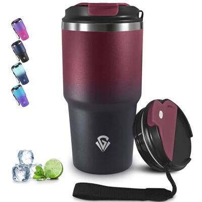 Grsta 20oz Thermal Tumbler Portable Airtight Coffee Thermos Cup Hot and Cold Vacuum Insulated Stainless Steel Leak Proof Grsta 20oz Thermal Tumbler Portable Airtight Coffee Thermos Cup Hot and Cold Vacuum Insulated Stainless Steel Leak Proof