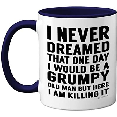 Stuff4 Grumpy Old Man Mug, Grandad Gifts, Dad, Father’s Day or Christmas Novelty Mug, Funny Gifts, Perfect Birthday Present, Funny for Men, 11oz Navy Blue Ceramic Dishwasher Safe Stuff4 Grumpy Old Man Mug, Grandad Gifts, Dad, Father’s Day or Christmas Novelty Mug, Funny Gifts, Perfect Birthday Present, Funny for Men, 11oz Navy Blue Ceramic Dishwasher Safe