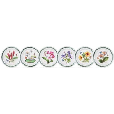 Portmeirion - Exotic White Bread Plates - White - 6 pcs - Dishware Set Portmeirion - Exotic White Bread Plates - White - 6 pcs - Dishware Set