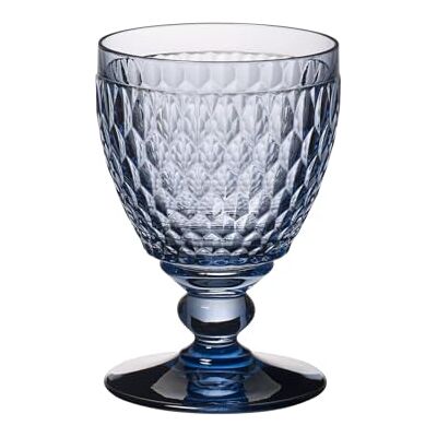 Villeroy & Boch Boston Coloured 144 mm Water Goblet, Blue Villeroy & Boch Boston Coloured 144 mm Water Goblet, Blue