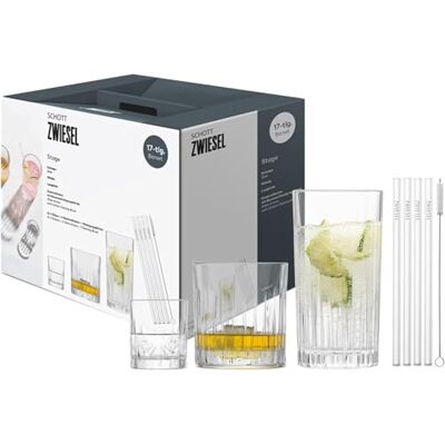 Schott Zwiesel Vodka Whisky Long Drink Glass Set - Barware Set Schott Zwiesel Vodka Whisky Long Drink Glass Set - Barware Set