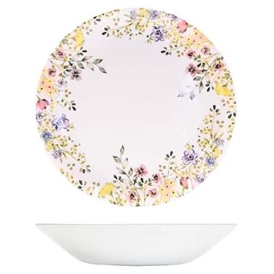 Queens By Churchill Wildflower Bloom Coupe Bowl 20cm Pack of 6 Queens By Churchill Wildflower Bloom Coupe Bowl 20cm Pack of 6