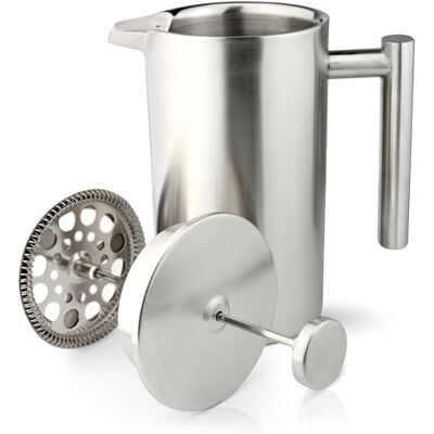 Café Olé Stainless Steel French Press 800ml - Coffee Maker Café Olé Stainless Steel French Press 800ml - Coffee Maker
