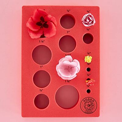Spellbinders Susan's Garden Flower Mold Tray, Red Spellbinders Susan's Garden Flower Mold Tray, Red