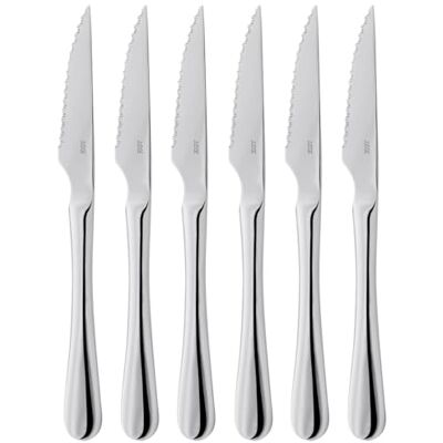 Judge Windsor 6 Piece 18/0 Stainless Steel Steak Knife Set for 6 People in Gift Box Judge Windsor 6 Piece 18/0 Stainless Steel Steak Knife Set for 6 People in Gift Box