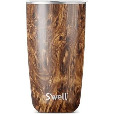 S'well - Teakwood - 530ml - Stainless Steel - Thermal Cup S'well - Teakwood - 530ml - Stainless Steel - Thermal Cup