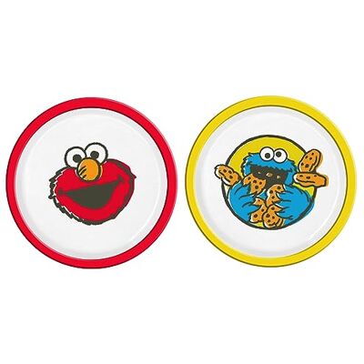 Gedalabels infinite by GEDA LABELS Sesame Street Vintage Kids Plates PP Set of 2 21.5 cm Gedalabels infinite by GEDA LABELS Sesame Street Vintage Kids Plates PP Set of 2 21.5 cm