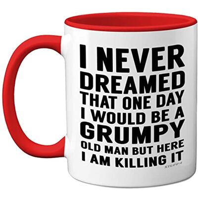 Stuff4 Grumpy Old Man Mug, Grandad Gifts, Dad, Father’s Day or Christmas Novelty Mug, Funny Gifts, Perfect Birthday Present, Funny for Men, 11oz Red Ceramic Dishwasher Safe Stuff4 Grumpy Old Man Mug, Grandad Gifts, Dad, Father’s Day or Christmas Novelty Mug, Funny Gifts, Perfect Birthday Present, Funny for Men, 11oz Red Ceramic Dishwasher Safe