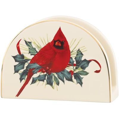 Lenox 870604 Winter Greetings Napkin Holder, Porcelain, Multicolor Lenox 870604 Winter Greetings Napkin Holder, Porcelain, Multicolor