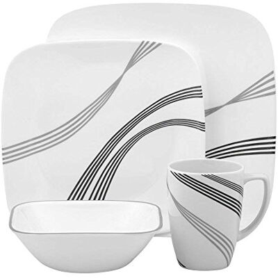 Corelle Urban Arc Square 16pc Dinner Set Corelle Urban Arc Square 16pc Dinner Set