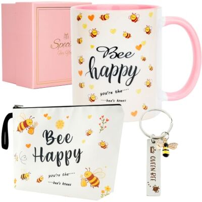 JOONYOEE Bee Gifts for Women, Positive Bee Themed Gifts Mug for Bees Lovers Positive BumbleBee Gift for Honeybee Lovers, Birthday Gifts, Xmas Gifts, Dishwasher Safe, Printed on Both Side, Ceramic JOONYOEE Bee Gifts for Women, Positive Bee Themed Gifts Mug for Bees Lovers Positive BumbleBee Gift for Honeybee Lovers, Birthday Gifts, Xmas Gifts, Dishwasher Safe, Printed on Both Side, Ceramic