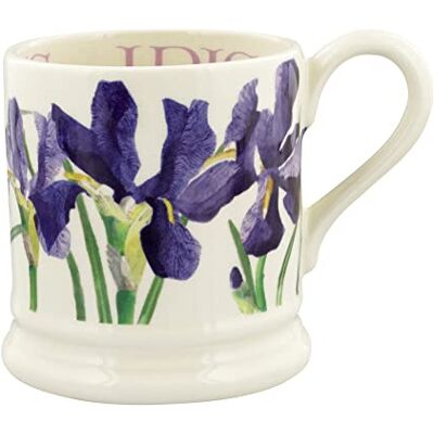 Emma Bridgewater - Flowers Blue Iris - 300ml - Purple/Multi - Mug Emma Bridgewater - Flowers Blue Iris - 300ml - Purple/Multi - Mug