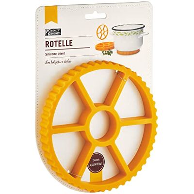 Monkey Business Fun Rotelle-Shaped Silicone Trivet/Hot Pads for Kitchen from a Series of Pasta-Inspired Kitchen Gadgets Cool Hot Pads to Protect the Countertop Original Kitchen Accessories by Monkey Business Fun Rotelle-Shaped Silicone Trivet/Hot Pads for Kitchen from a Series of Pasta-Inspired Kitchen Gadgets Cool Hot Pads to Protect the Countertop Original Kitchen Accessories by