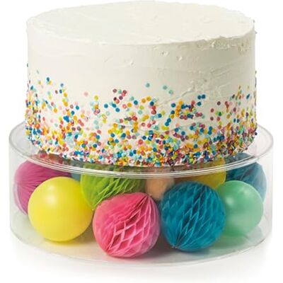 Culpitt Fill-A-Tier Cake Dummy, Clear Cake Tier, Round Cake Dummy, Fillable Cake Stand 254 x 101mm (10 x 4 inch) Culpitt Fill-A-Tier Cake Dummy, Clear Cake Tier, Round Cake Dummy, Fillable Cake Stand 254 x 101mm (10 x 4 inch)