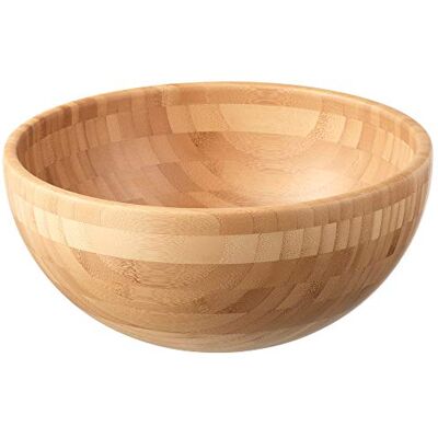 IKEA Blanda Matt Bamboo Serving Bowl 1 Liter (Brown, 28 Cm/11"). IKEA Blanda Matt Bamboo Serving Bowl 1 Liter (Brown, 28 Cm/11").
