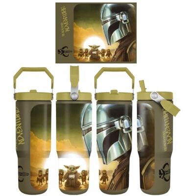 Pyramid The Mandalorian and Grogu (Sunset) 30oz Pitcher, Official Licensed Star Wars The Mandalorian Merchandise, Grogu Baby Yoda Collectible, Fan Gift Pyramid The Mandalorian and Grogu (Sunset) 30oz Pitcher, Official Licensed Star Wars The Mandalorian Merchandise, Grogu Baby Yoda Collectible, Fan Gift