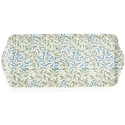 Pimpernel x Spode Morris & Co. Sandwitch Tray with Handles Sage Melamine Floral Design, Suitable for Serving Drinks, Snacks, or Everyday Use Pimpernel x Spode Morris & Co. Sandwitch Tray with Handles Sage Melamine Floral Design, Suitable for Serving Drinks, Snacks, or Everyday Use
