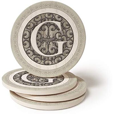 CoasterStone Monogram G Coasters CoasterStone Monogram G Coasters