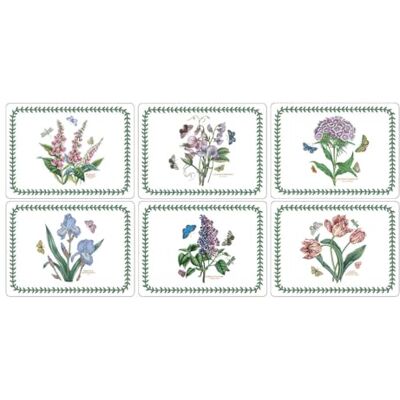 Pimpernel x Botanic Garden Set of 6 Placemats for Table 5mm Cork Backed Placemats with Classic Laurel Leaf Border and Floral Design, Heat Resistant to Protect Surfaces Pimpernel x Botanic Garden Set of 6 Placemats for Table 5mm Cork Backed Placemats with Classic Laurel Leaf Border and Floral Design, Heat Resistant to Protect Surfaces
