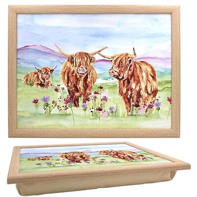 The Leonardo Collection Jennifer Rose Gallery Highland Cow Laptray The Leonardo Collection Jennifer Rose Gallery Highland Cow Laptray