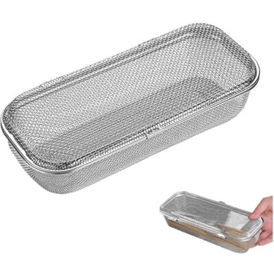 ILJXPOZB 304 Stainless Steel Dishwasher Utensil Basket Universal Cutlery Tray For Chopsticks, Knives, Forks & Small Items ILJXPOZB 304 Stainless Steel Dishwasher Utensil Basket Universal Cutlery Tray For Chopsticks, Knives, Forks & Small Items