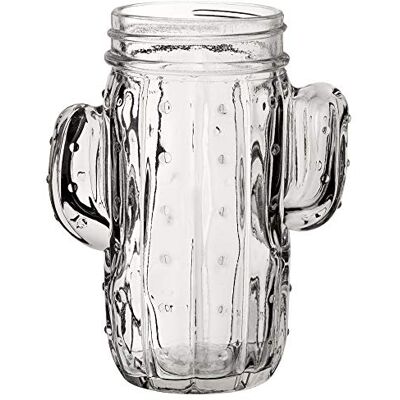 Utopia - Cactus Jar Glass - Clear - 14.5oz - Glassware Utopia - Cactus Jar Glass - Clear - 14.5oz - Glassware