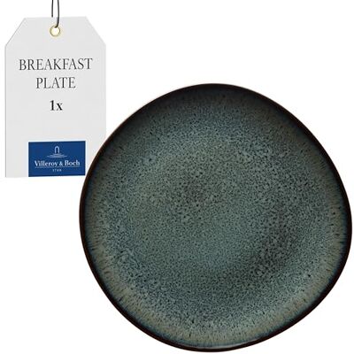 Villeroy & Boch – Lave gris breakfast plate, 23.5 cm, stylish flat plate made from stoneware for brunches, dishwasher-safe Villeroy & Boch – Lave gris breakfast plate, 23.5 cm, stylish flat plate made from stoneware for brunches, dishwasher-safe