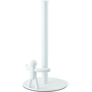 Umbra Buddy Paper Towel Holder Stand for Kitchen Countertop, White Umbra Buddy Paper Towel Holder Stand for Kitchen Countertop, White